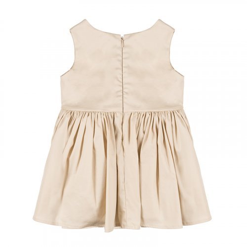 Abito con Fiocco in Vita Beige_4830