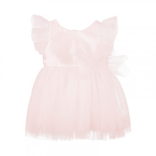 Robe Top Shantung et Jupe en Tulle Rose