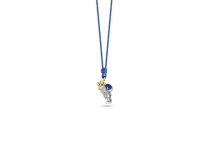 Baby Astronaut Necklace Silver_9269