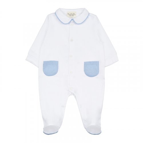 Babygro open front c/pockets