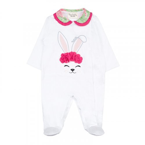 Babygro open in front with collar
