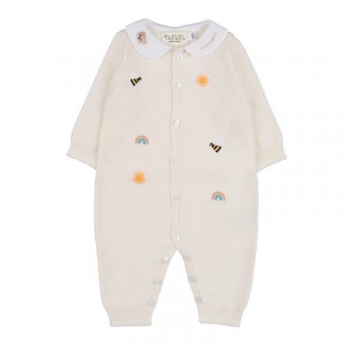 Babygro with graphics and collar