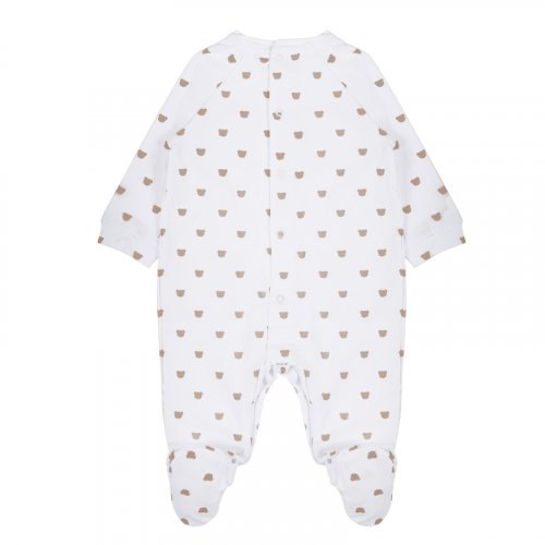Babygrow with Beige Bears and Buttons_2753