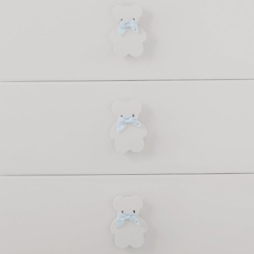 Bear pommels for Chest of Drawers and Wardrobe - "Fiocco" Line