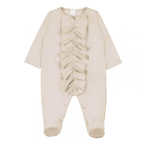 Beige Babygro Front Opening_4823