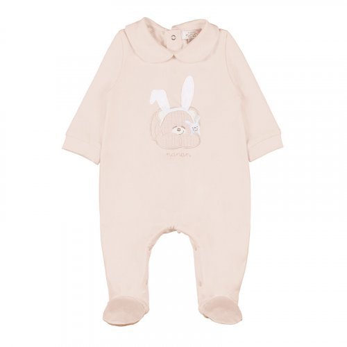 Beige Babygro with Teddy_5410