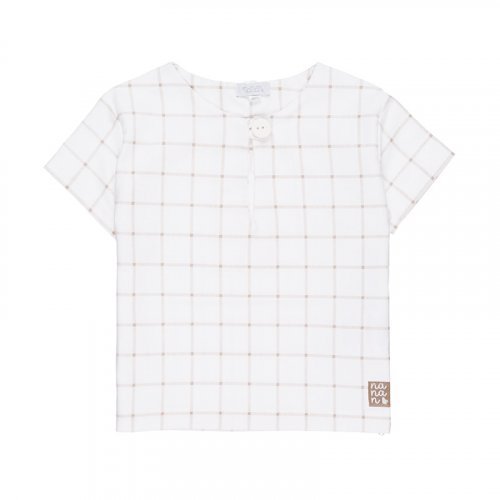 Beige Check Shirt