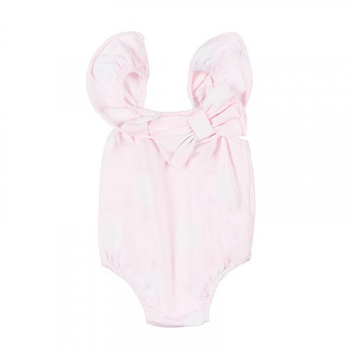 Pink Polka Dotted Swimsuit