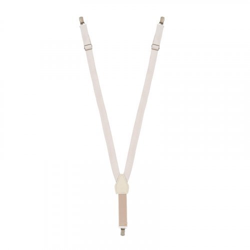 Beige Striped Suspenders_5546