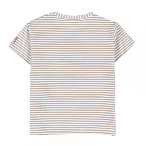 Beige Striped T-shirt_4250