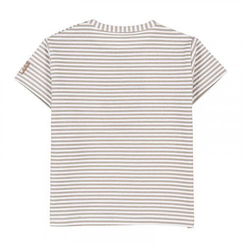 Beige Striped T-shirt_4250