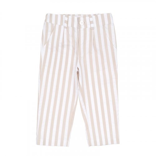 Beige striped trousers_8521