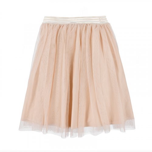 Beige Tulle Skirt
