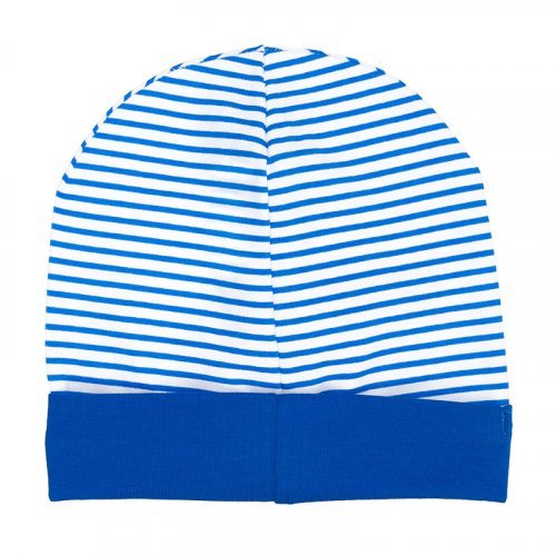 Casquette à rayures bleues_7489