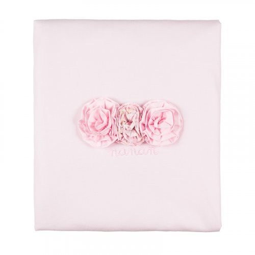 Berretta con Rose Jersey Rosa