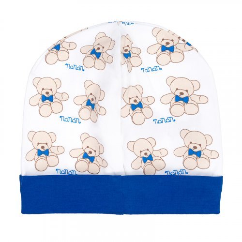 Casquette imprimée d'ours bleus_7470