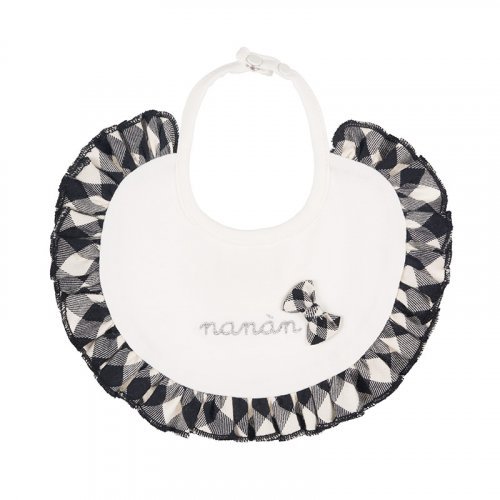 Bib with Black Frill