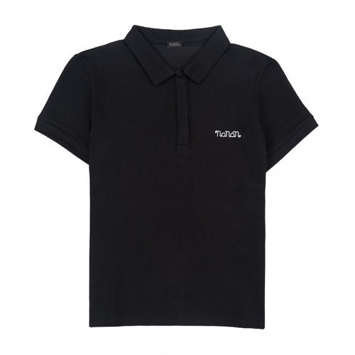 Black Polo with Short Sleeve