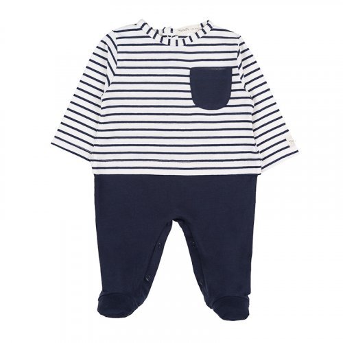 Blue Babygro with Pocket