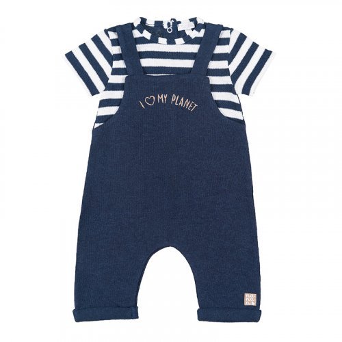 Blue Dungaree Babygro_4266