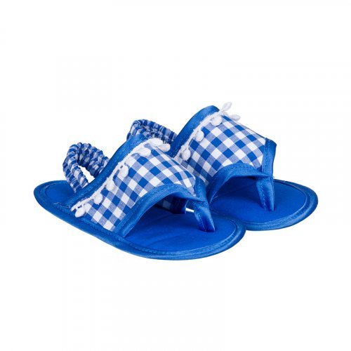 Blue flip flops