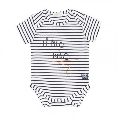 Blue Striped Body T-shirt