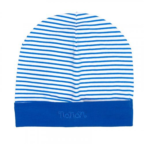 Blue striped hat