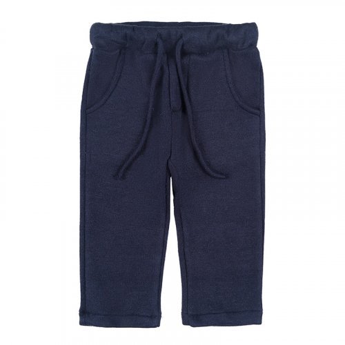 Blue Trousers With  Drawstring
