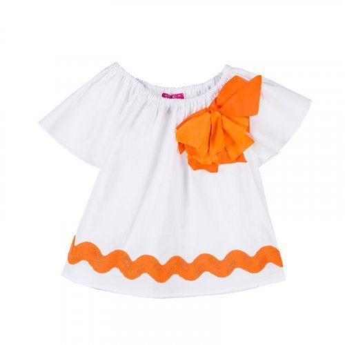 Blusa Bianca con Passamaneria_5288