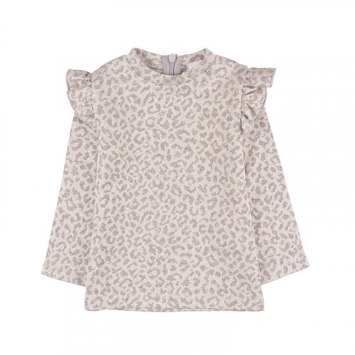 Blusa Jacquard Leopardata