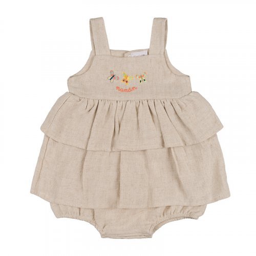 Bodysuit dress w/frills_12607