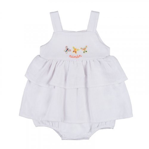 Bodysuit dress w/frills_11864