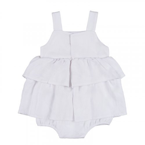 Bodysuit dress w/frills_12372