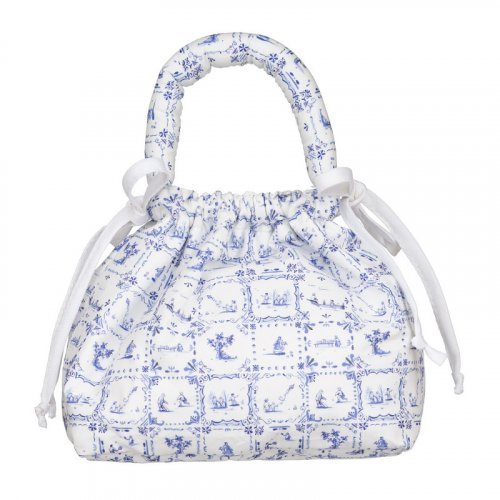 Borsa a secchiello in allover jungle