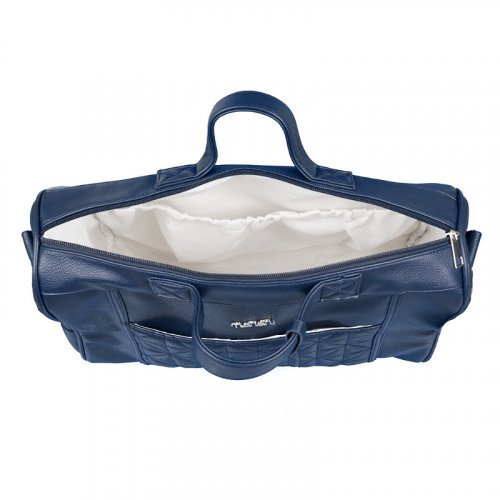 Sac de promenade matelassé bleu_9350