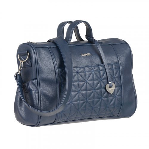 Sac de promenade matelassé bleu_9352