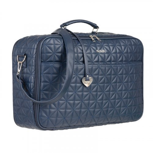 Sac à langer matelassé bleu_9353