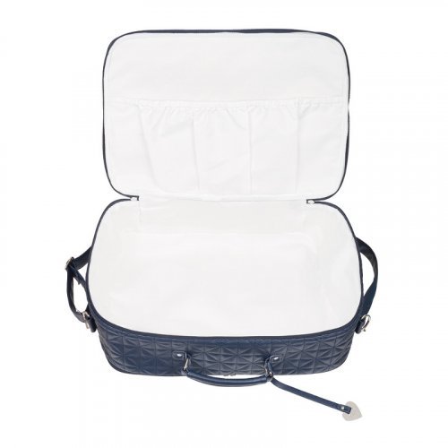 Sac à langer matelassé bleu_9356