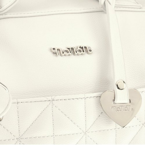 Sac de marche matelassé blanc_844