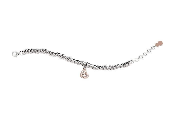 Bracciale Argento 925 con Cuore