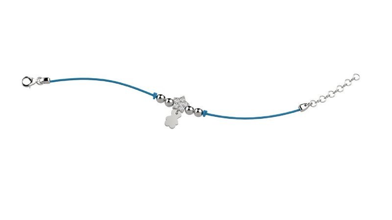 Bracciale Argento Stella Brillantini - Col Azzurro_2291