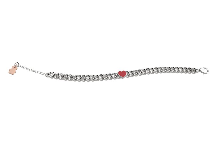 Bracciale Catenina con Cuore_5472