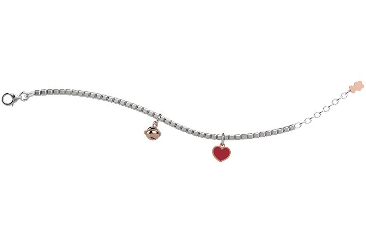 Bracciale con Campanella e Cuore_2448