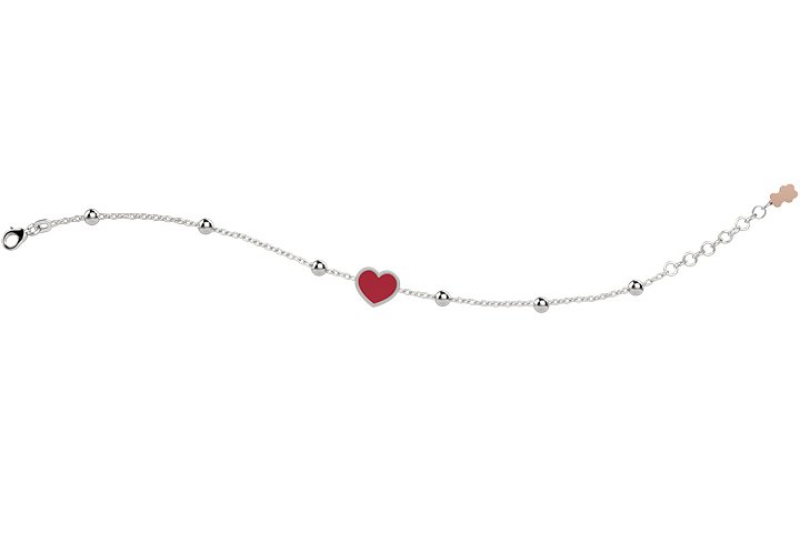 Bracciale con Cuore Rosso_2422