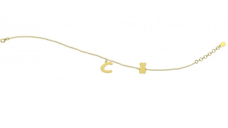 Bracciale con Lettera "C"_2652