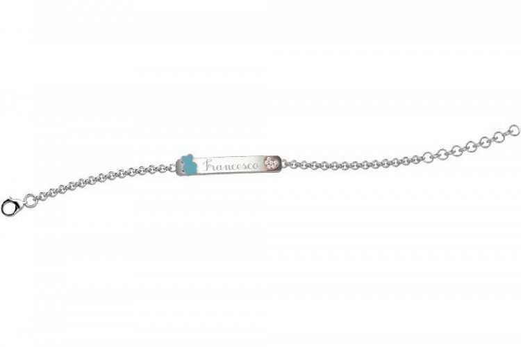 Bracelet with customizaBle plate - Boy_2277