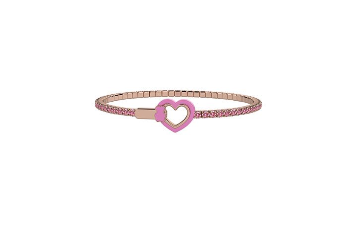 Bracciale Tennis BIMBO/A rosa