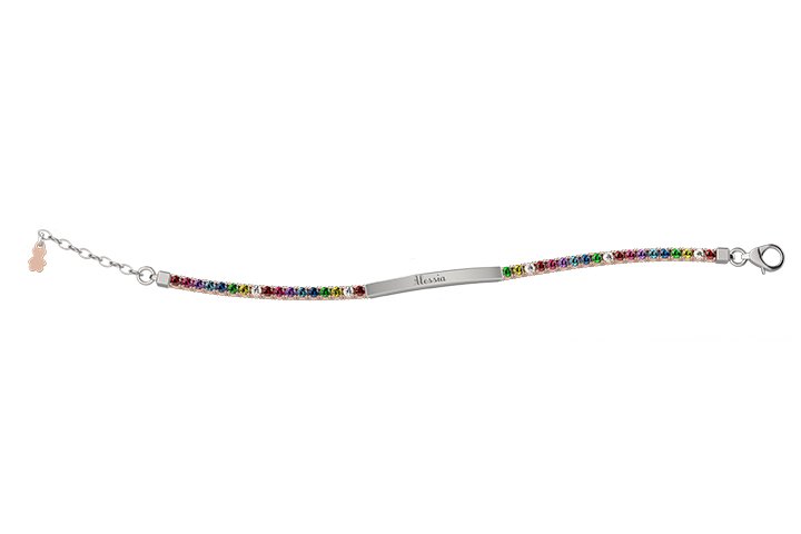 Bracciale Tennis Bimbo Arg 925 Multicolor_5456