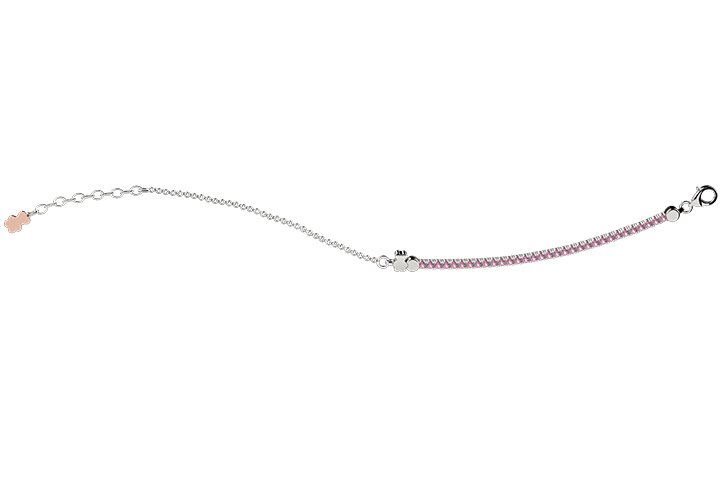 Bracciale Tennis Bimbo Arg 925 Rosa_2476