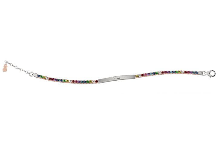 Bracelet Tennis Maman Argent 925